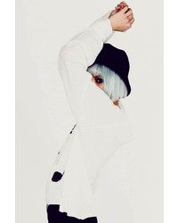 Wildfox Couture Music Party Pfeiffer Sweater In Clean White