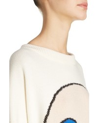 Christopher Kane Reisenbauer Intarsia Face Sweater