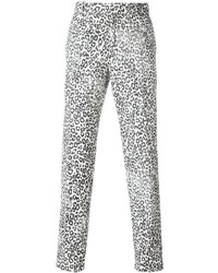 Alexander McQueen Leopard Print Trousers