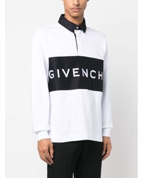 Givenchy Logo Print Cotton Polo Shirt