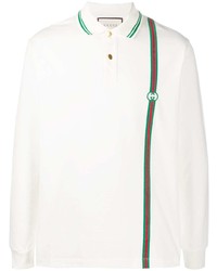 Gucci Logo Striped Polo Shirt