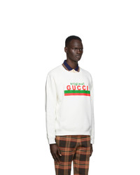 Gucci Off White Logo Sweatshirt