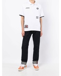 AAPE BY A BATHING APE Aape By A Bathing Ape Logo Patch Polo Shirt