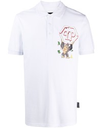 Philipp Plein Ape Logo Print Polo Shirt