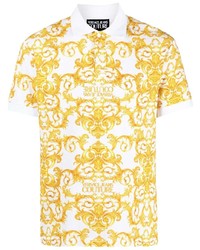 VERSACE JEANS COUTURE Baroque Print Polo Shirt