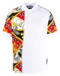 VERSACE JEANS COUTURE Chains Print Polo Shirt