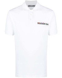 Moschino Geometric Logo Short Sleeve Polo Shirt