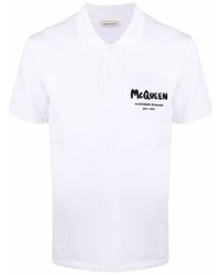 Alexander McQueen Graffiti Logo Polo Shirt