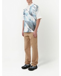 JW Anderson Graphic Print Short Sleeved Polo Shirt