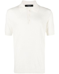Versace La Greca Pointelle Knit Polo Shirt