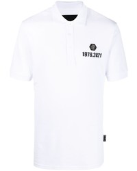 Philipp Plein Logo Patch Cotton Polo Shirt