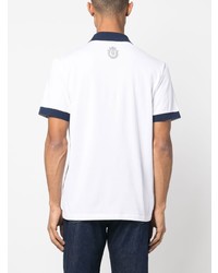 Billionaire Logo Print Cotton Polo Shirt