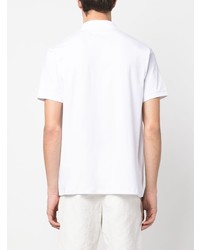 Karl Lagerfeld Logo Print Cotton Polo Shirt