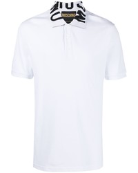 Moschino Logo Print Cotton Polo Shirt