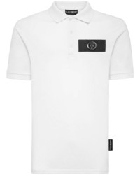 Plein Sport Logo Print Cotton Polo Shirt