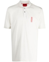Hugo Logo Print Cotton Polo Shirt