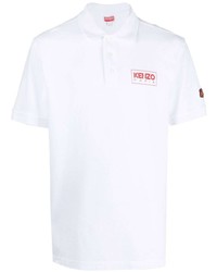Kenzo Logo Print Piqu Polo Shirt