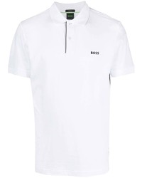 BOSS Logo Print Short Sleeve Polo Shirt