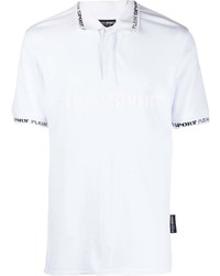 Plein Sport Logo Print Short Sleeve Polo Shirt