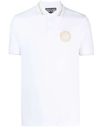 VERSACE JEANS COUTURE Logo Print Short Sleeved Polo Shirt