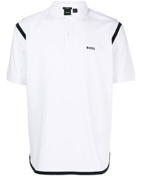 BOSS Logo Print Short Sleeved Polo Shirt