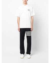 Lacoste Logo Print Stretch Cotton Polo Shirt