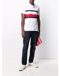 Tommy Hilfiger Logo Stripe Polo Shirt