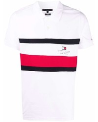 Tommy Hilfiger Logo Stripe Polo Shirt
