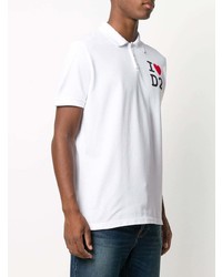 DSQUARED2 Love Logo Print Polo Shirt