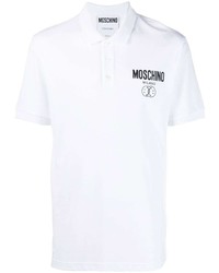 Moschino Milano Logo Print Polo Shirt