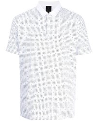 Armani Exchange Motif Print Polo Shirt