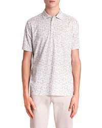 Bugatchi Ooohcotton Tech Grid Short Sleeve Polo