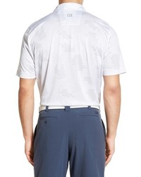 Cutter & Buck Particle Print Drytec Golf Polo