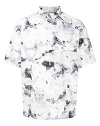 Snow Peak Patterned Short Sleeved Polo Shirt