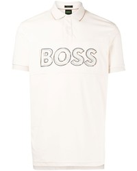 BOSS Pavel Logo Print Polo Shirt
