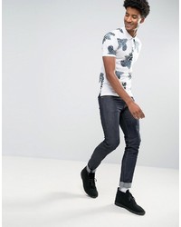 ONLY & SONS Polo Shirt With All Over Print