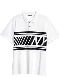 H&M Polo Shirt With Printed Motif