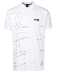 BOSS Reflective Print Polo Shirt