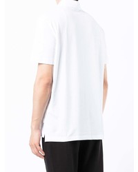 Armani Exchange Rubberised Logo Short Sleeved Polo Shirt