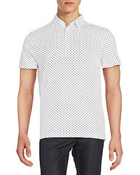 Saks Fifth Avenue Cotton Printed Polo Shirt