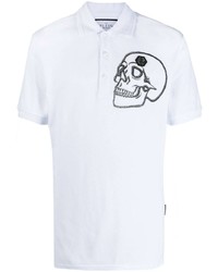 Philipp Plein Skull Print Polo Shirt