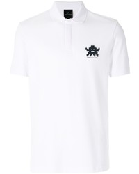 Armani Exchange Tetris Print Detail Polo Shirt