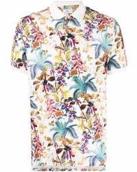 Etro Toucan Foliage Print Polo Shirt