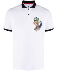 Manuel Ritz Tucano Print Pique Polo Shirt