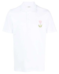 Sandro Tulip Print Detail Polo Shirt