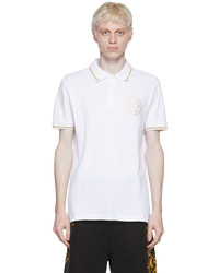 VERSACE JEANS COUTURE White Cotton Polo