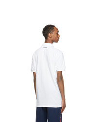 DSQUARED2 White Tennis Fit Polo