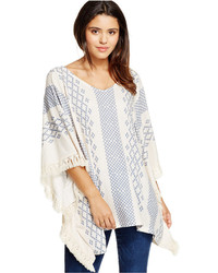 American Rag Printed Fringed Poncho Only At Macys