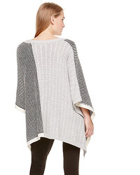 Two By Vince Camuto Cable And Waffle Stitch Poncho
