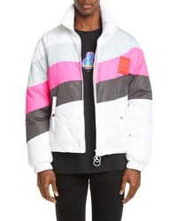 Off-White Colorblock Nylon Puffer Jacket